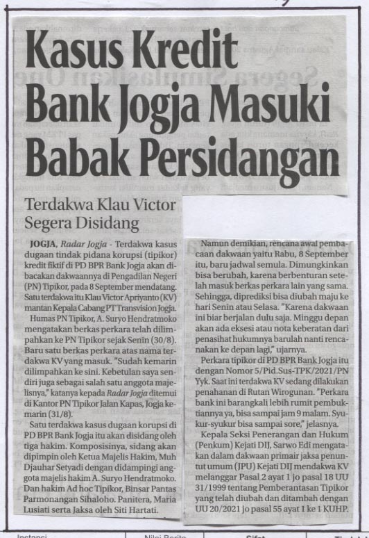 Kliping jogja terbaru