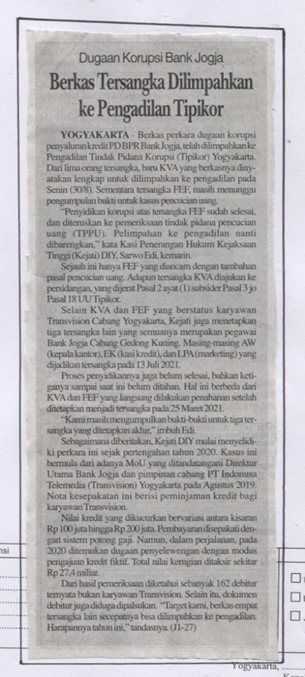 Kliping jogja terbaru