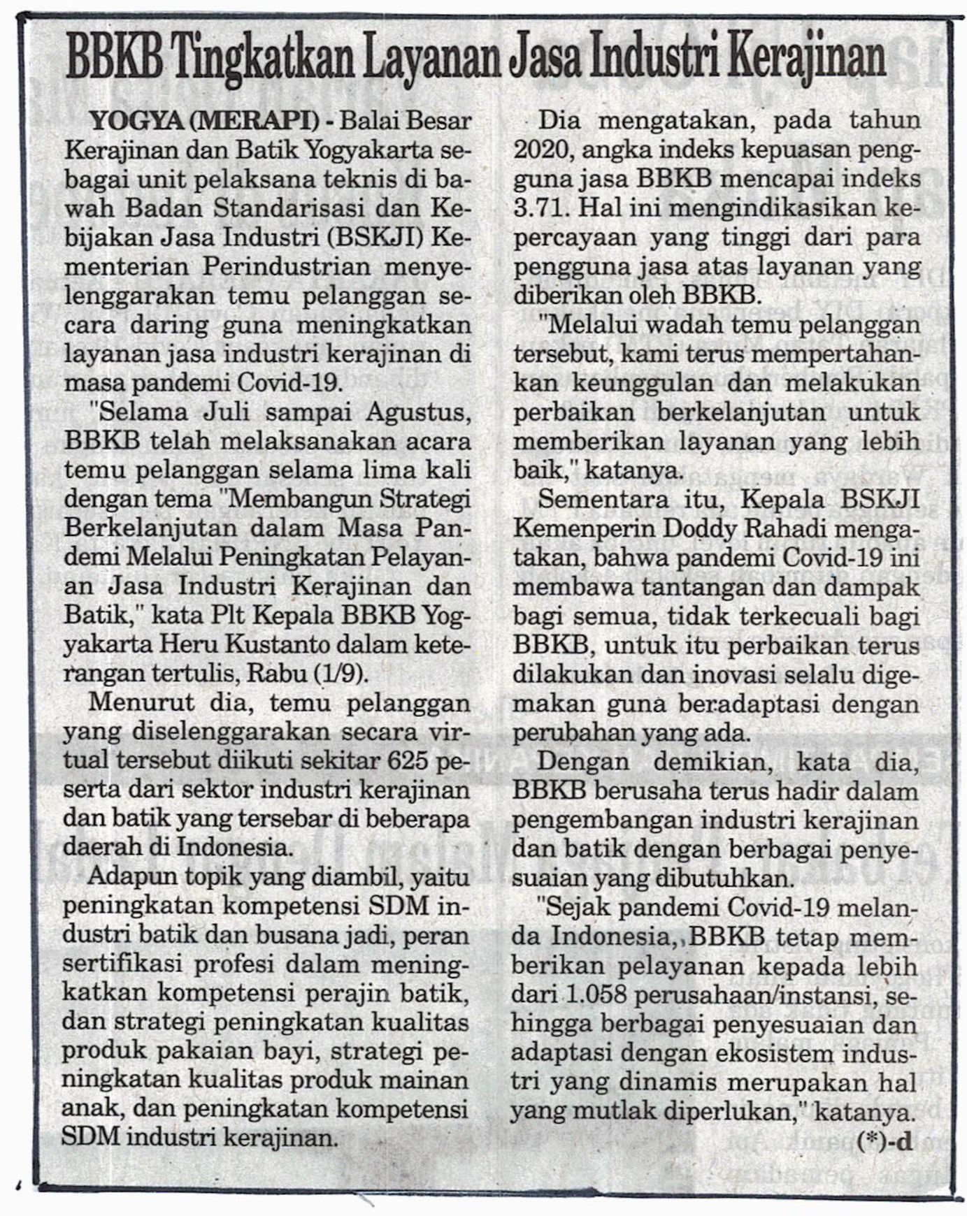 Kliping jogja terbaru