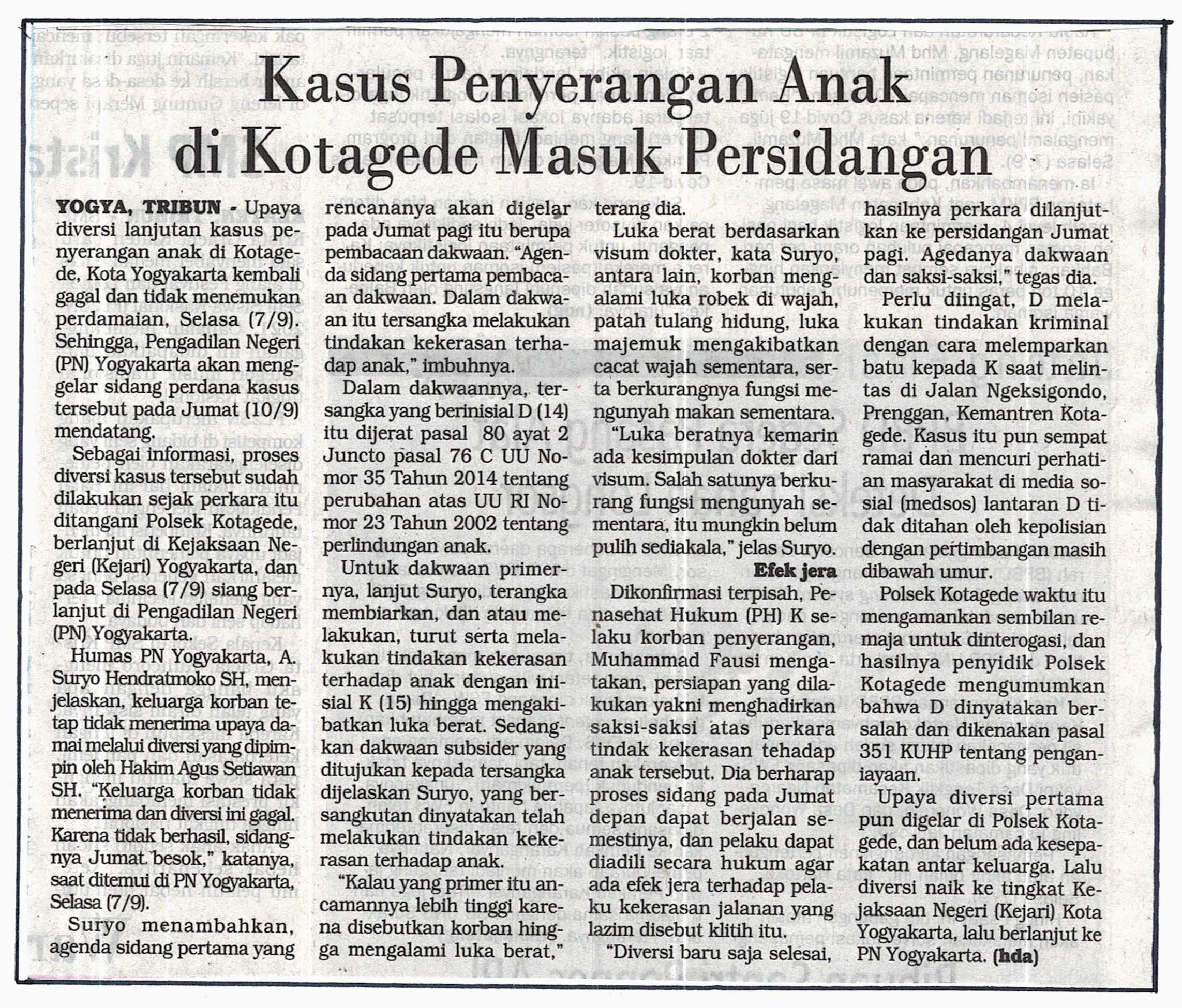 Kliping jogja terbaru