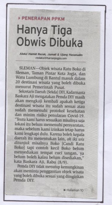 Kliping jogja terbaru