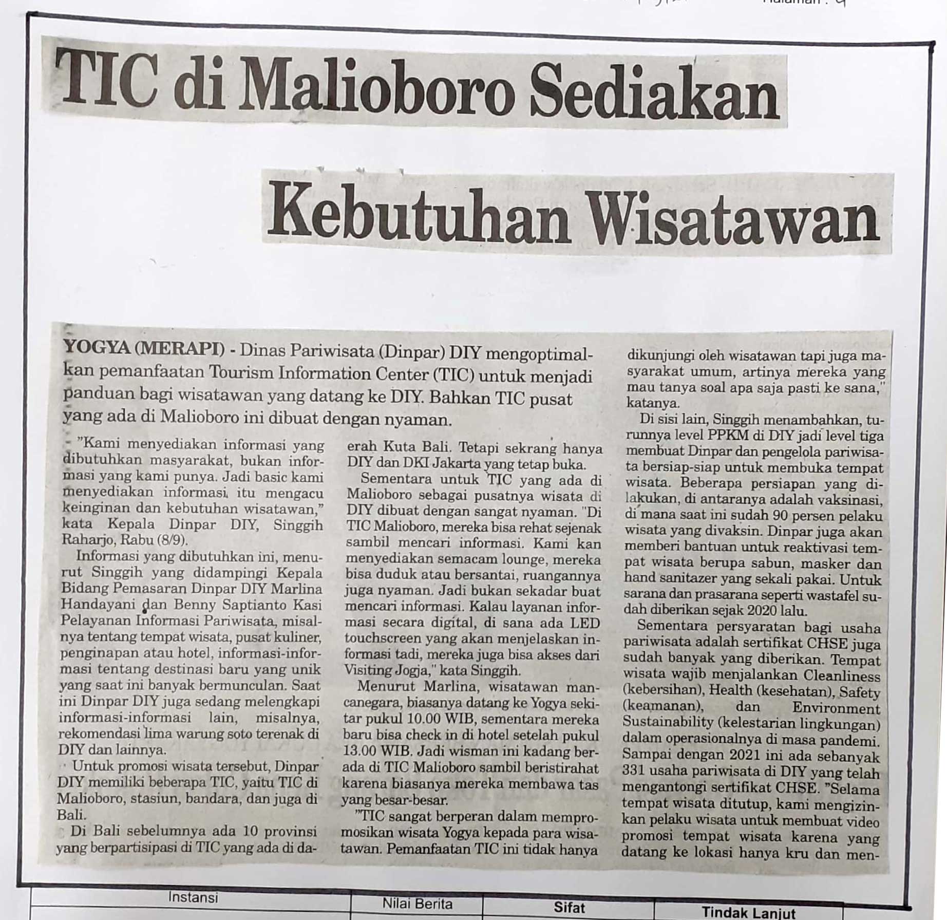 Kliping jogja terbaru