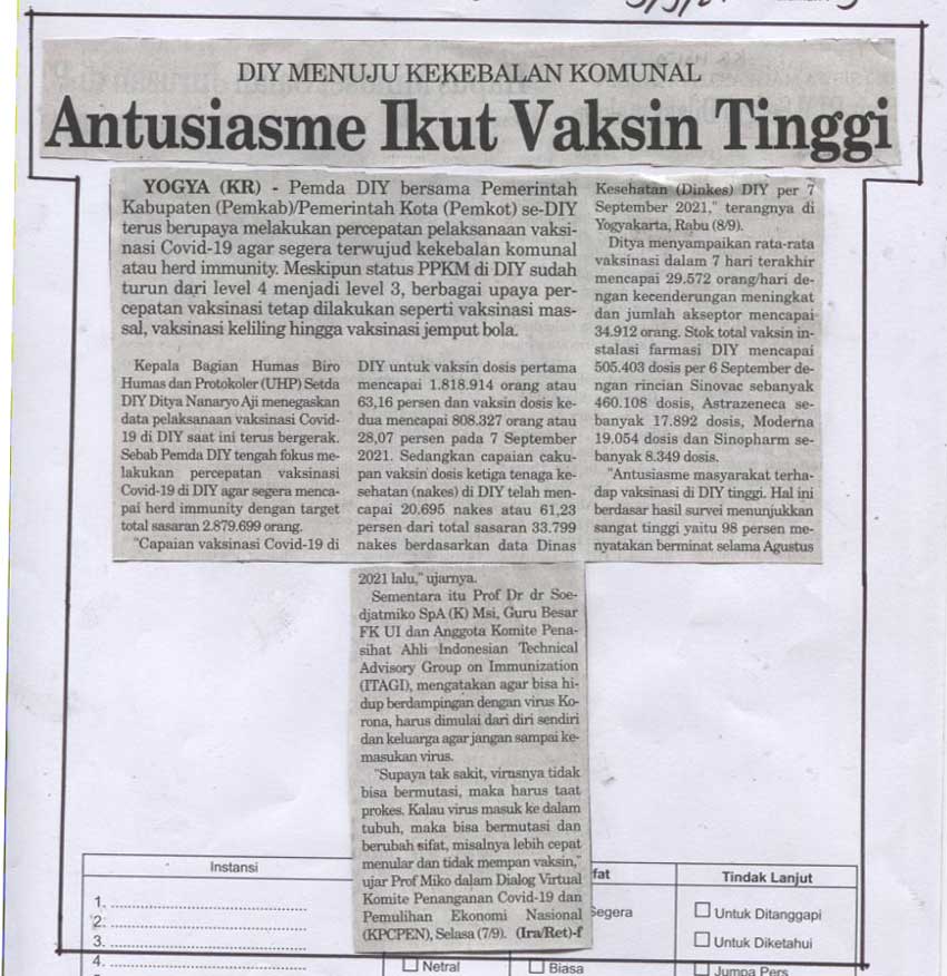 Kliping jogja terbaru