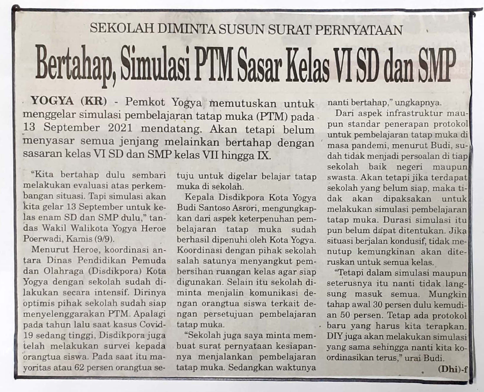 Kliping jogja terbaru
