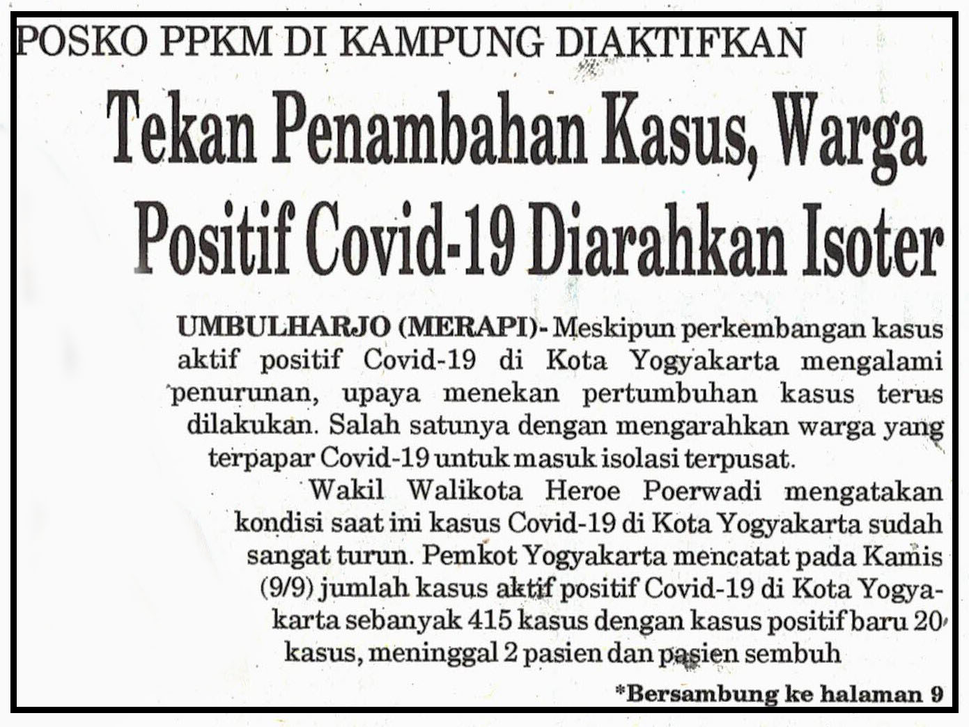 Kliping jogja terbaru
