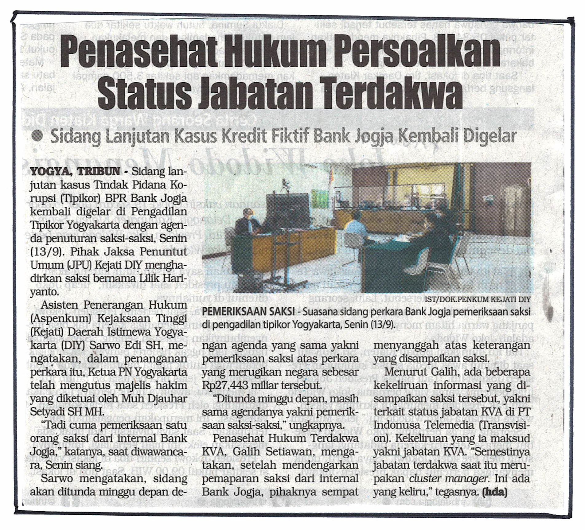 Kliping jogja terbaru