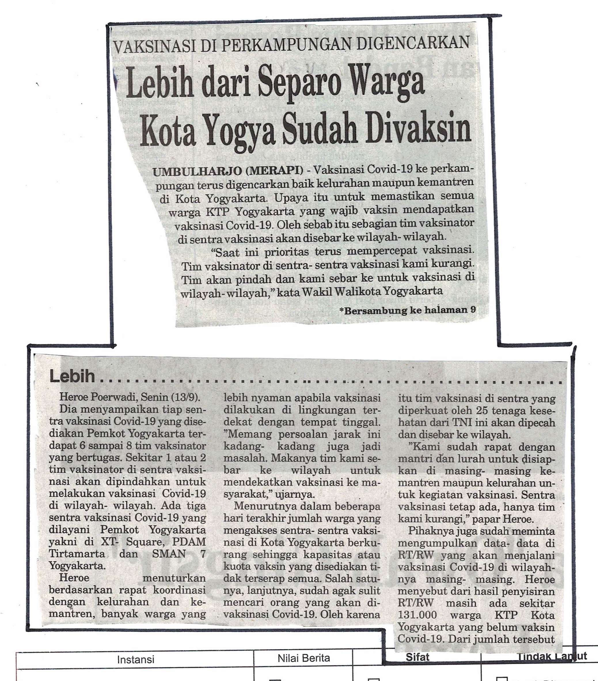 Kliping jogja terbaru