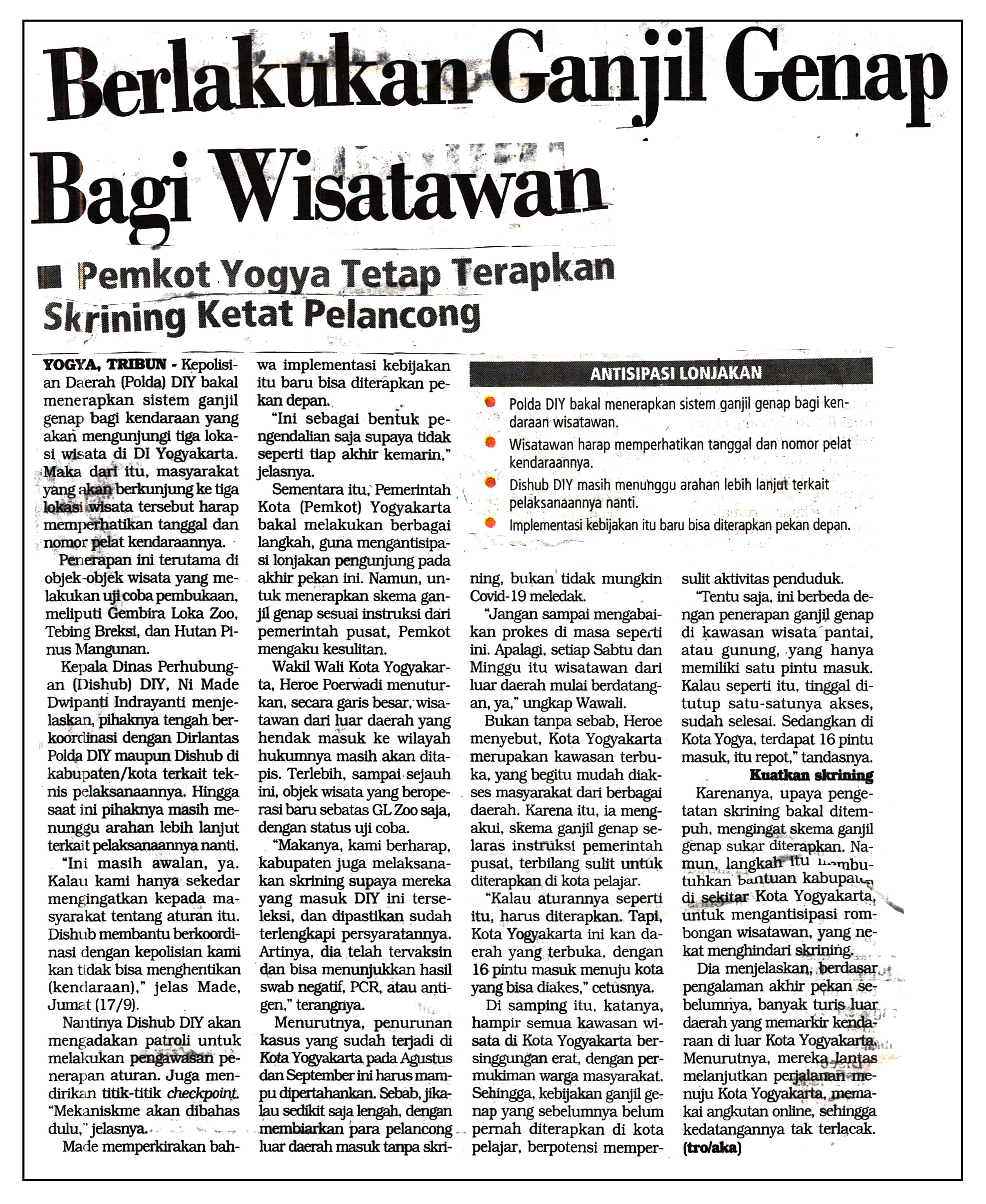 Kliping jogja terbaru