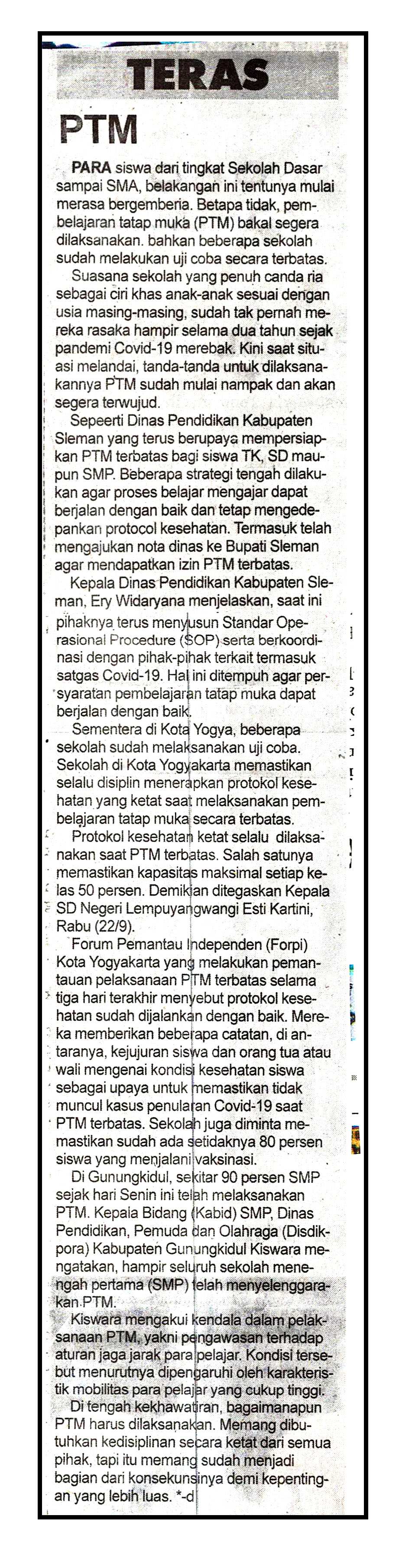 Kliping jogja terbaru