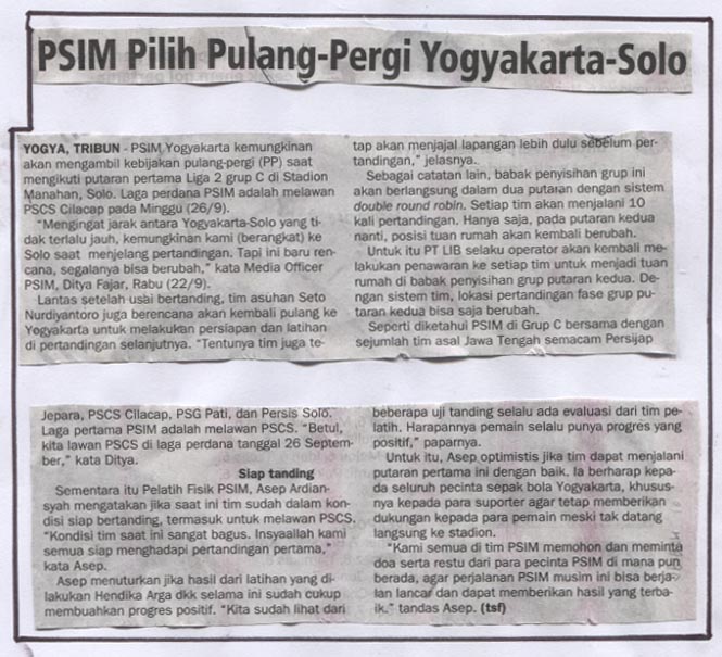 Kliping jogja terbaru