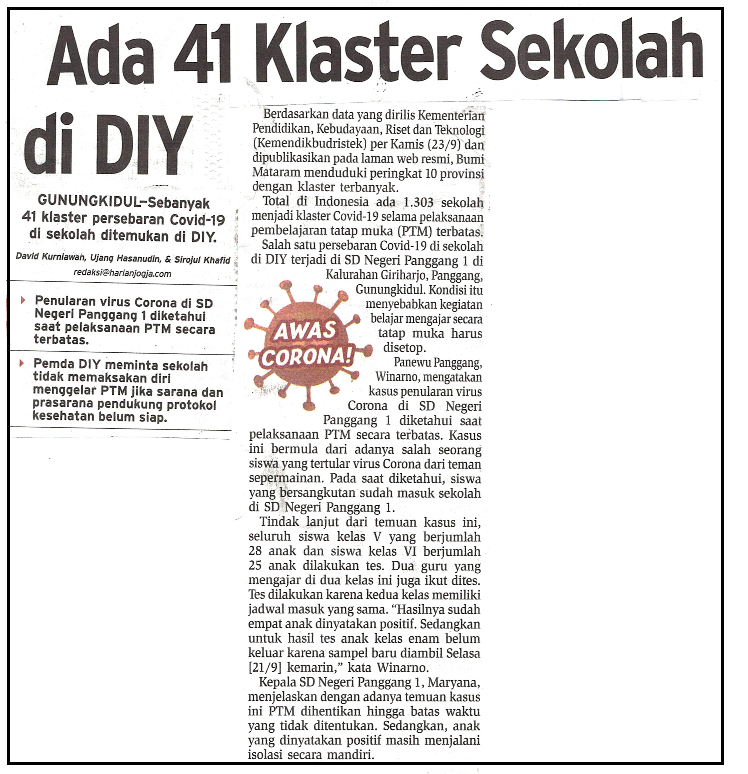 Kliping jogja terbaru