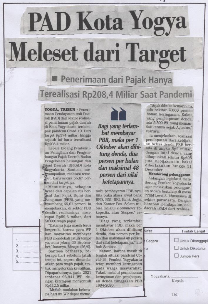 Kliping jogja terbaru