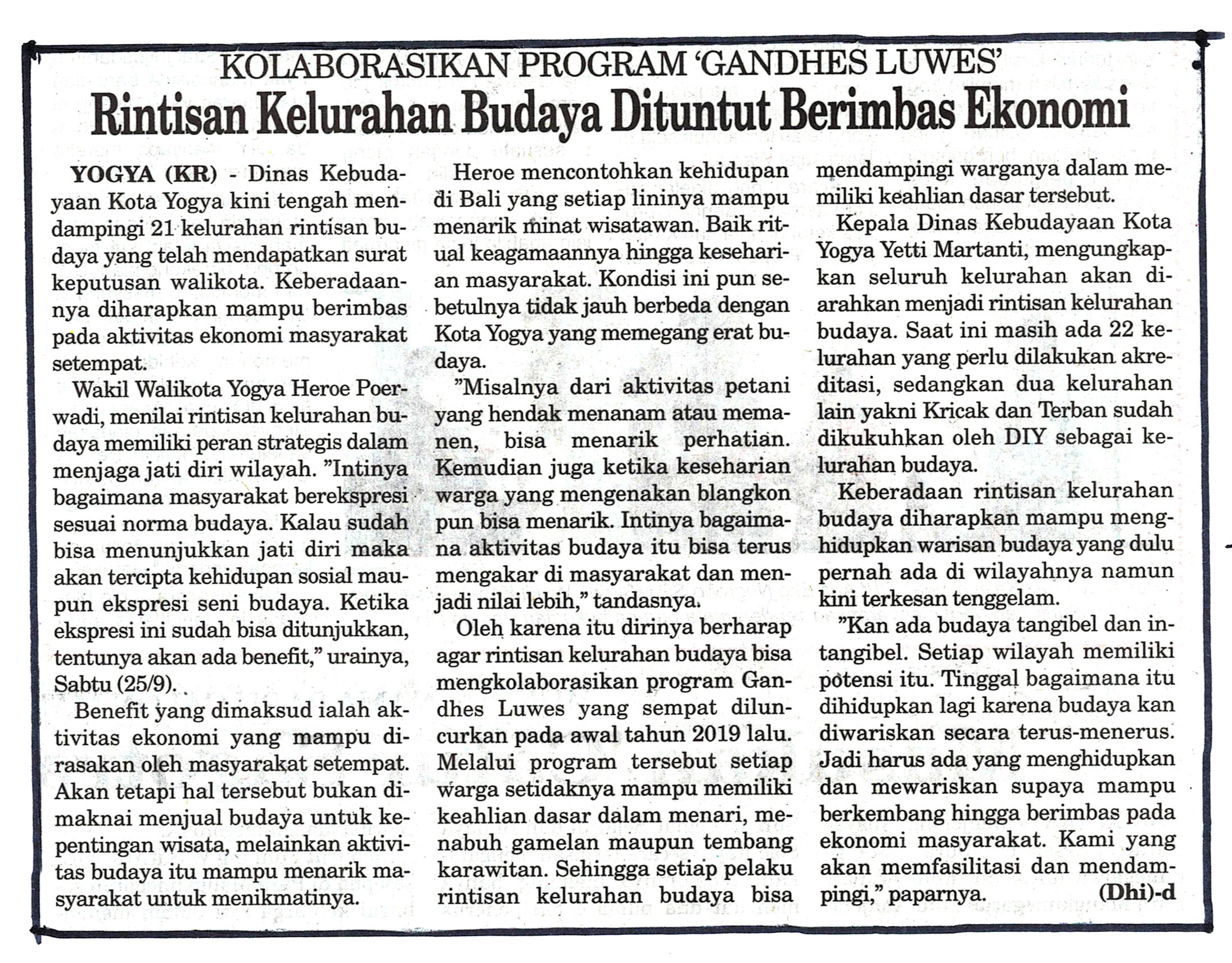 Kliping jogja terbaru