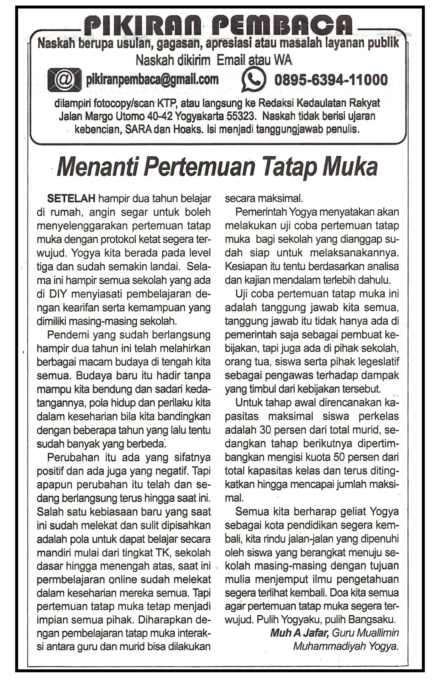 Kliping jogja terbaru