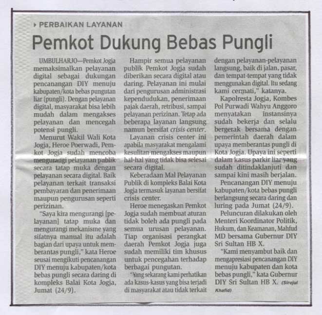 Kliping jogja terbaru