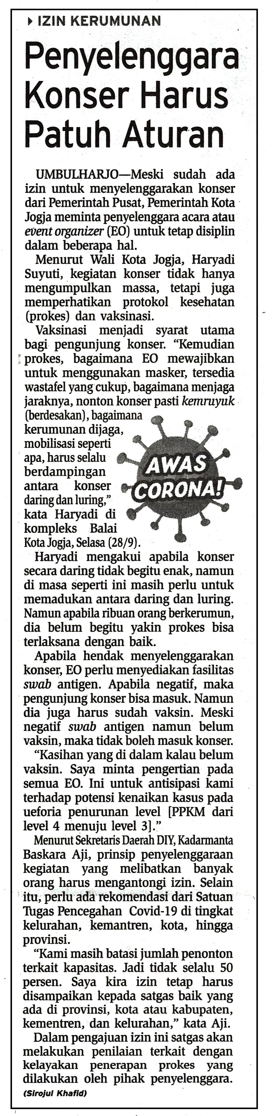 Kliping jogja terbaru