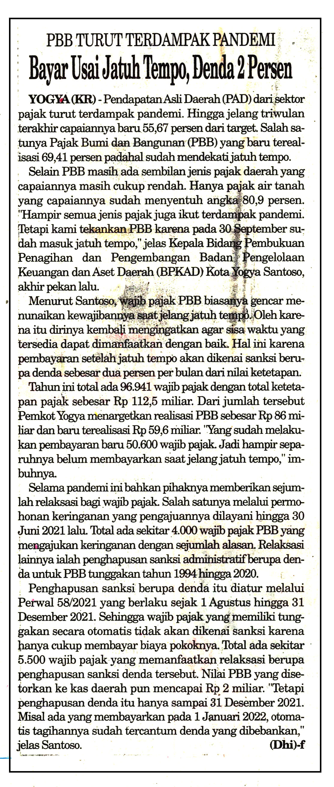 Kliping jogja terbaru