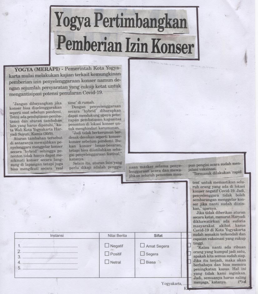 Kliping jogja terbaru
