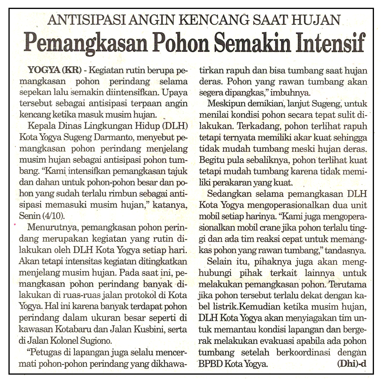 Kliping jogja terbaru