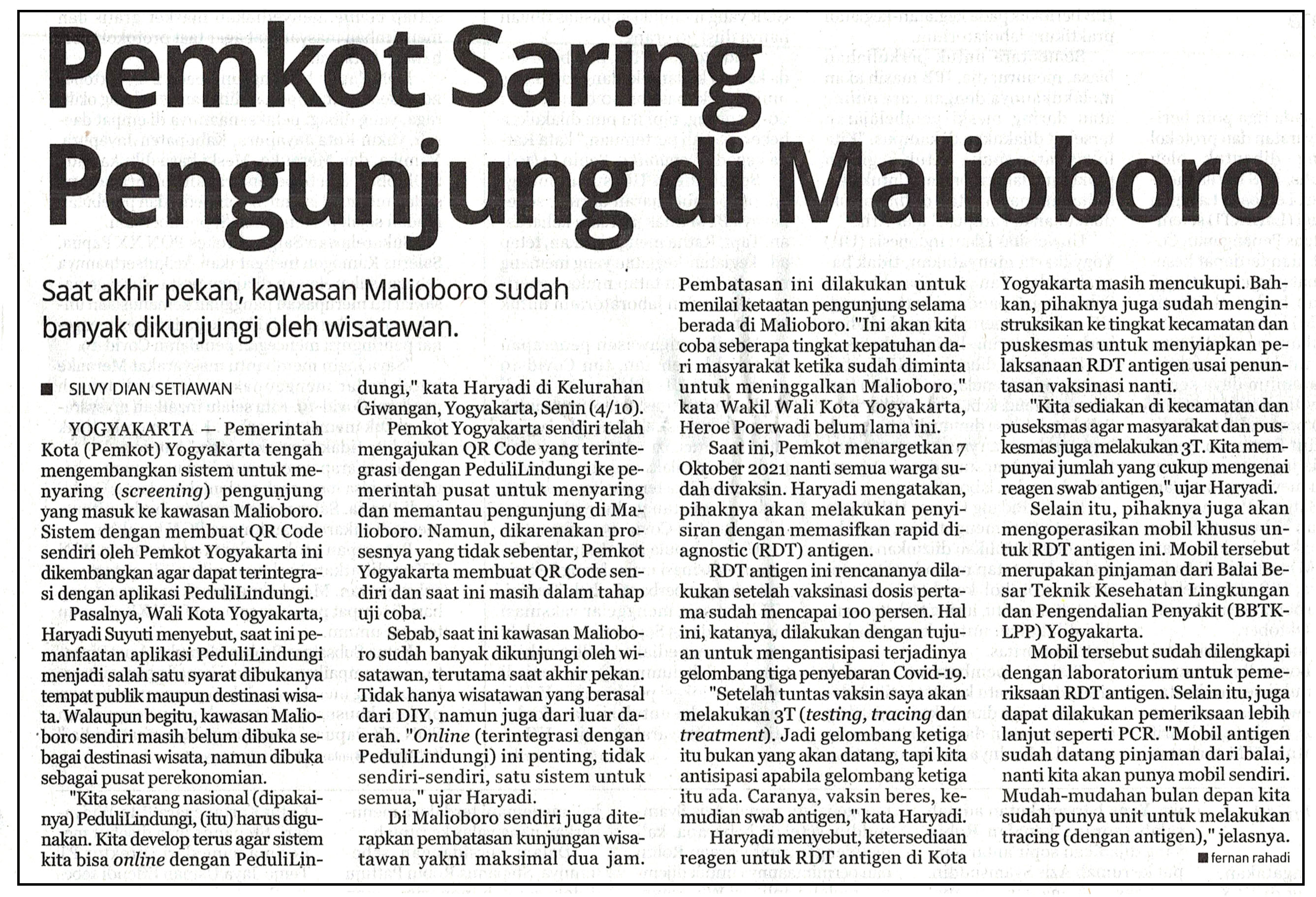 Kliping jogja terbaru