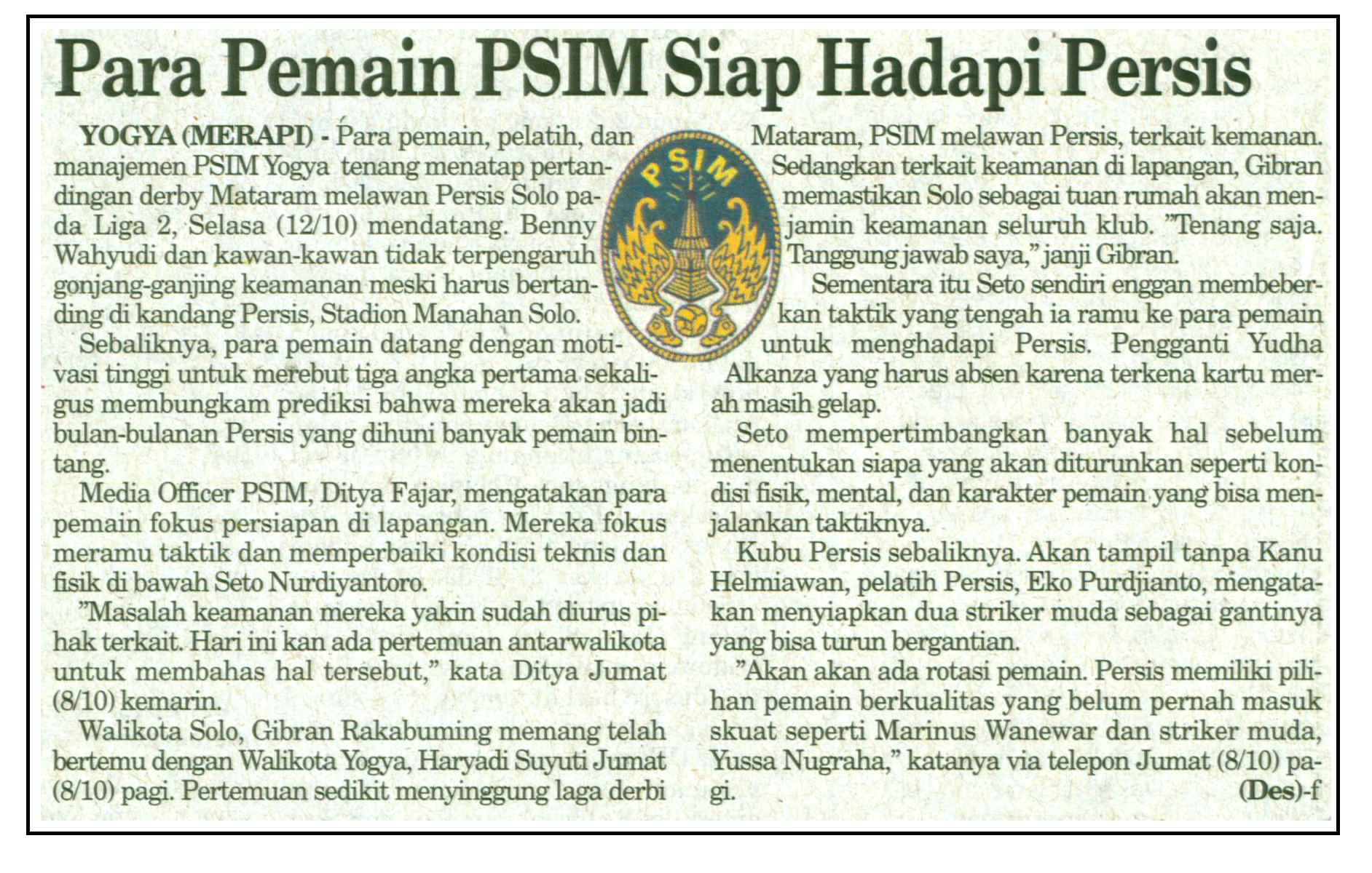 Kliping jogja terbaru