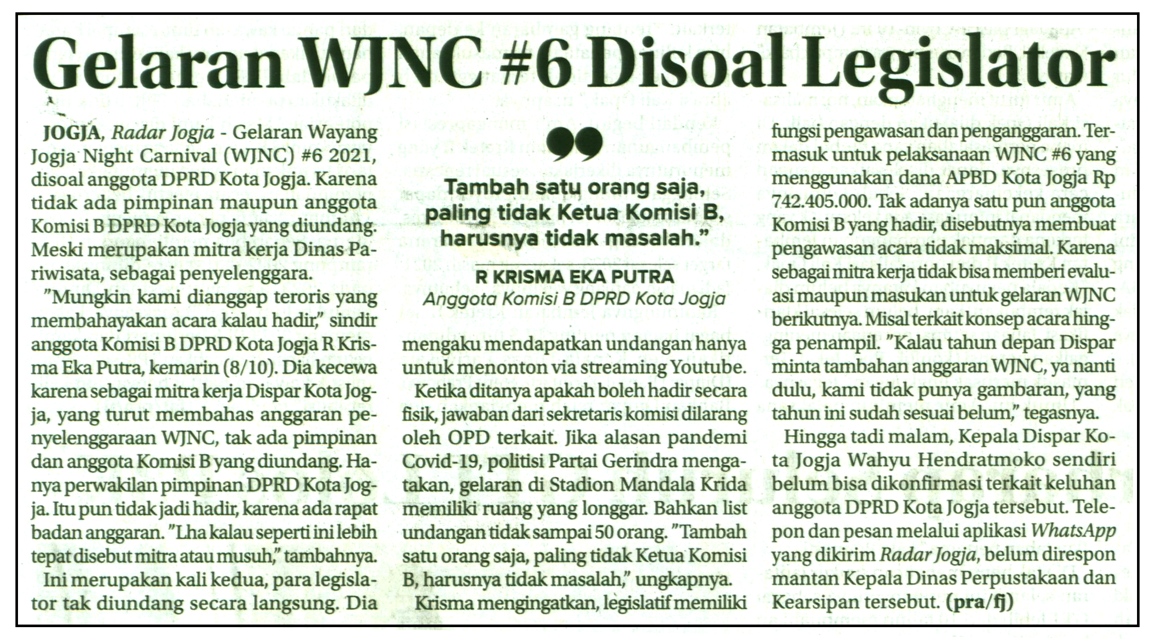 Kliping jogja terbaru