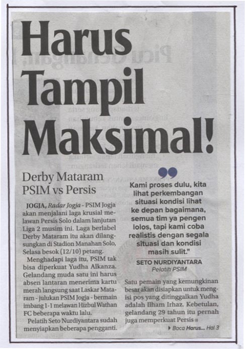 Kliping jogja terbaru