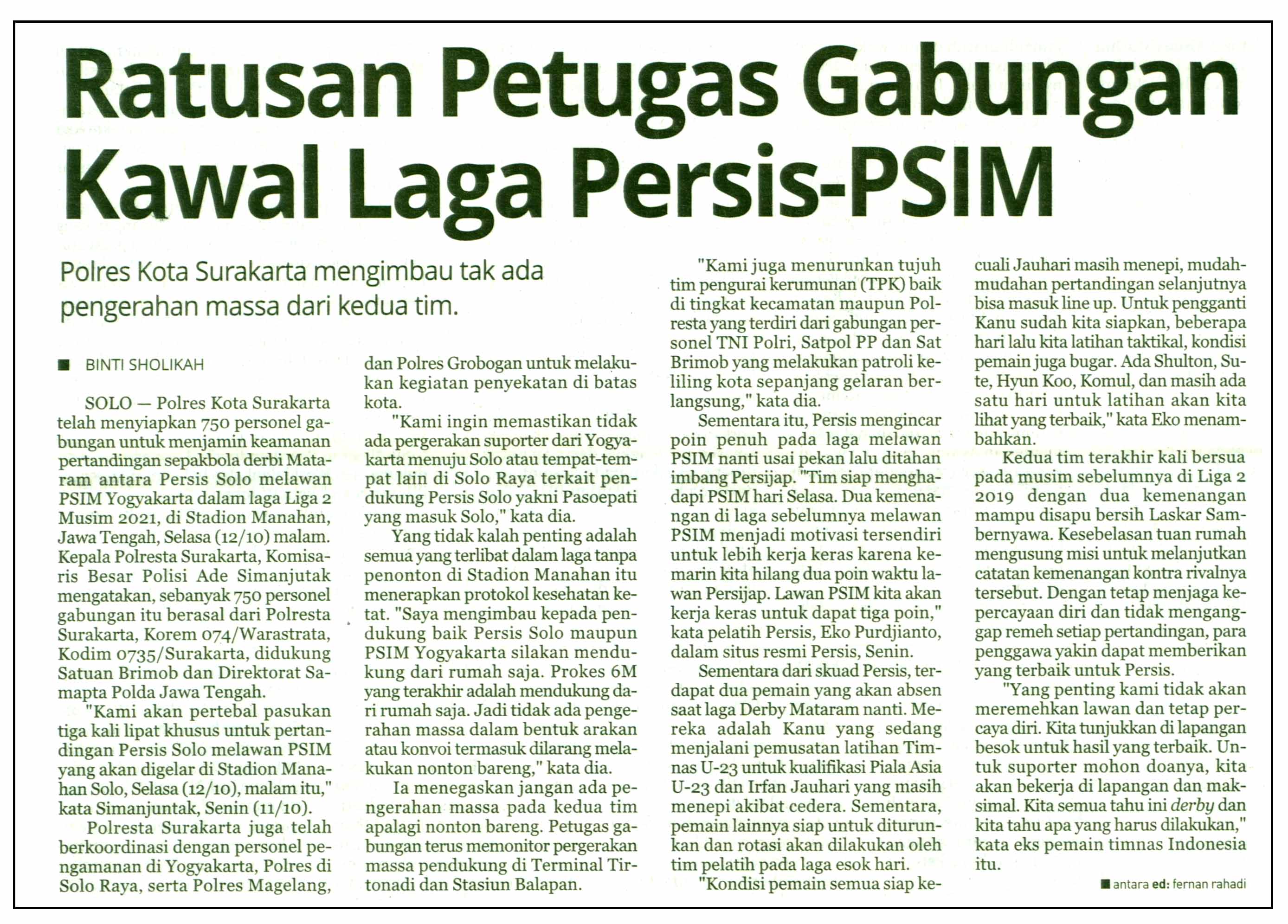Kliping jogja terbaru