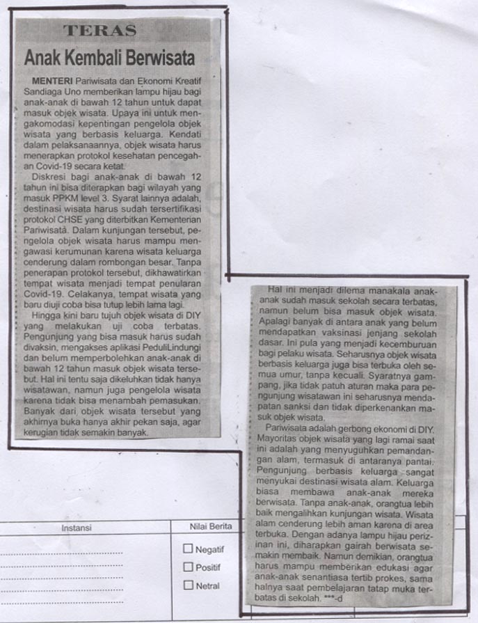 Kliping jogja terbaru