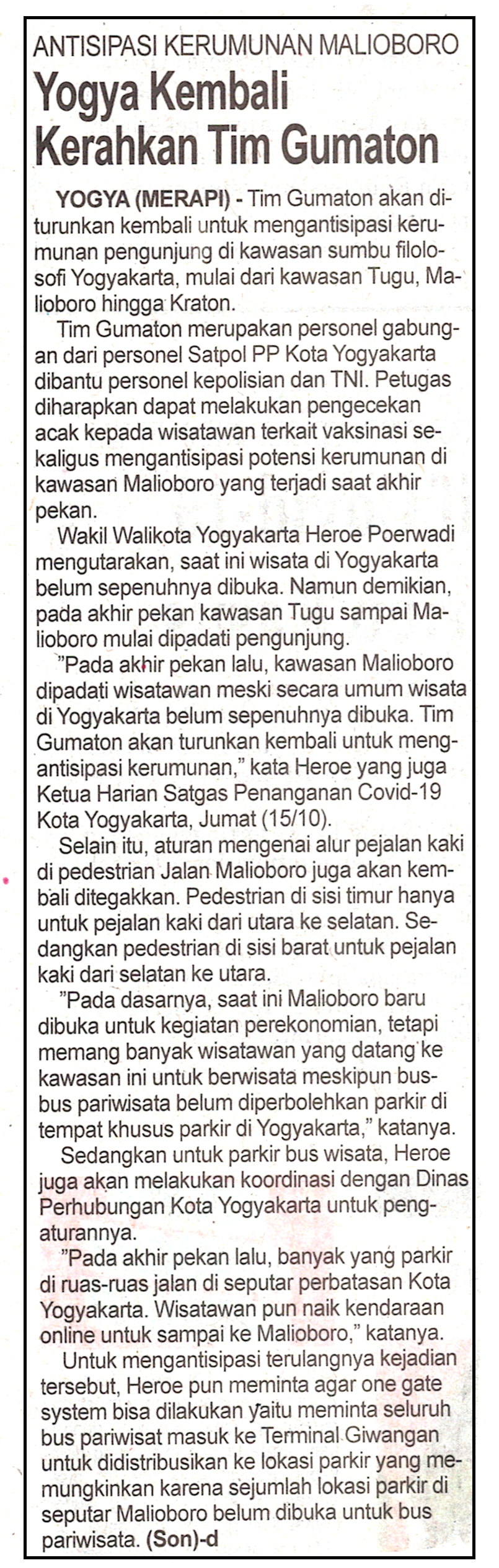 Kliping jogja terbaru