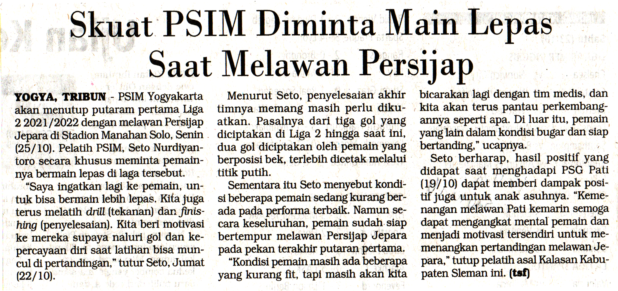 Kliping jogja terbaru