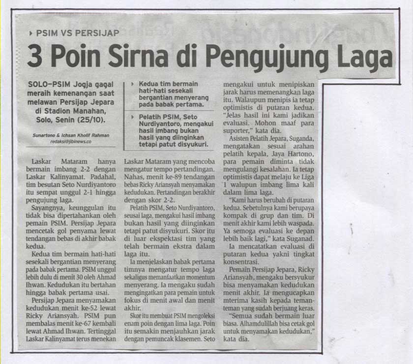 Kliping jogja terbaru