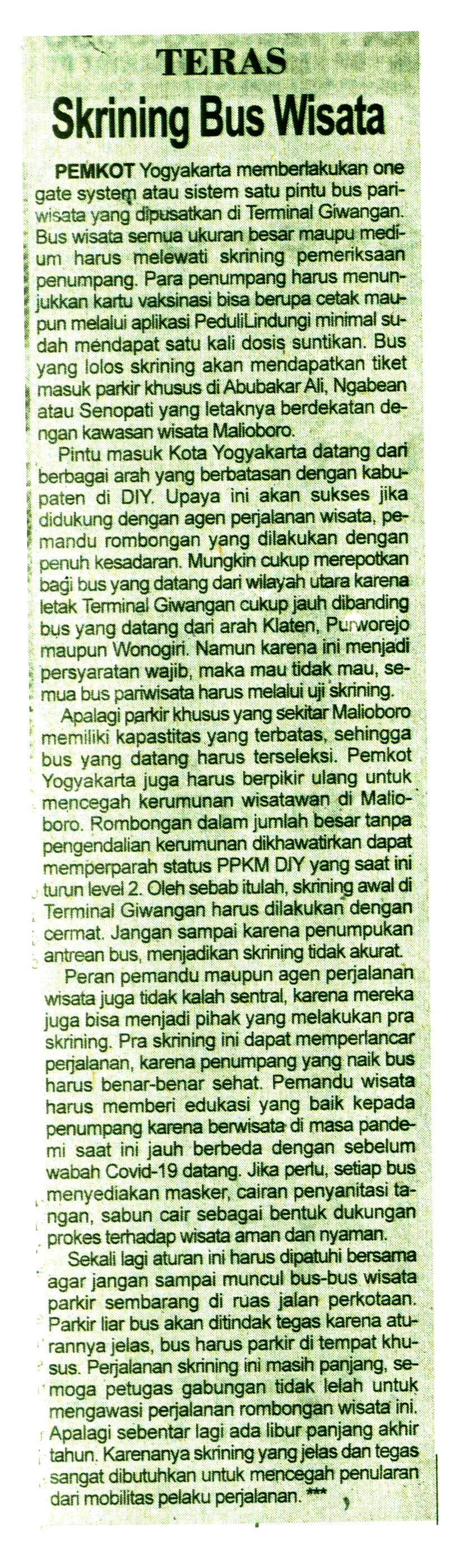 Kliping jogja terbaru