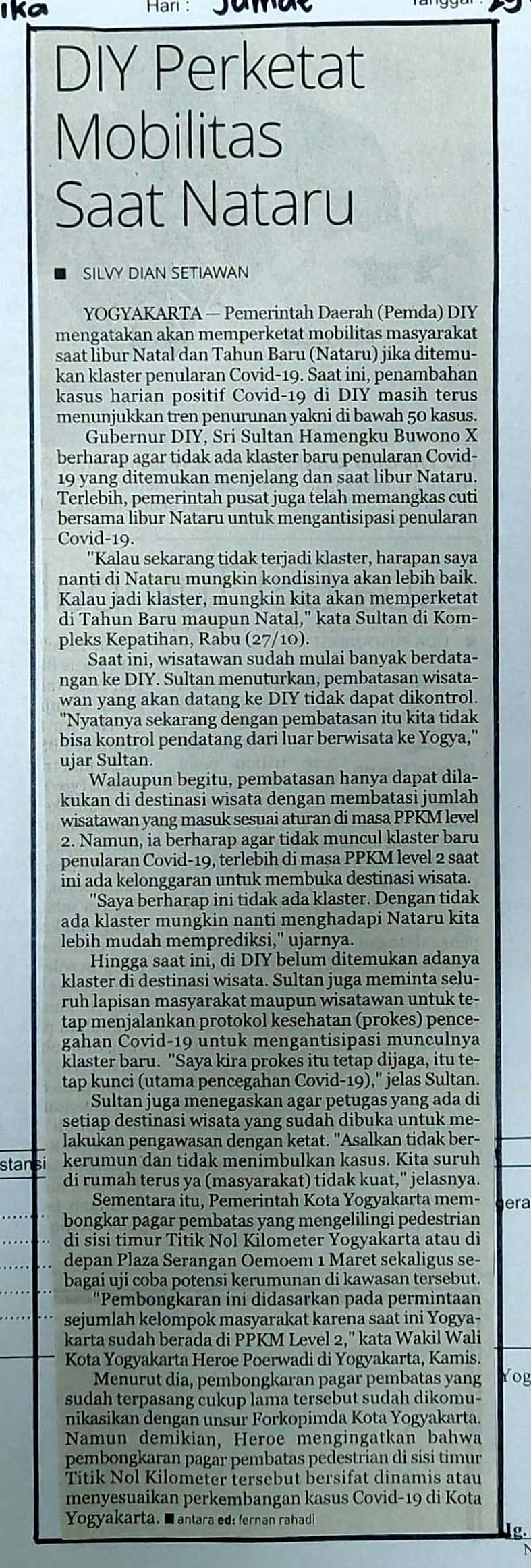Kliping jogja terbaru