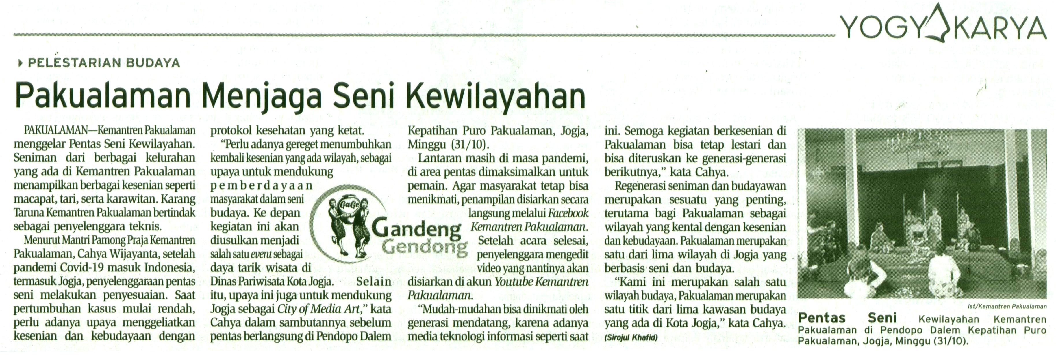 Kliping jogja terbaru