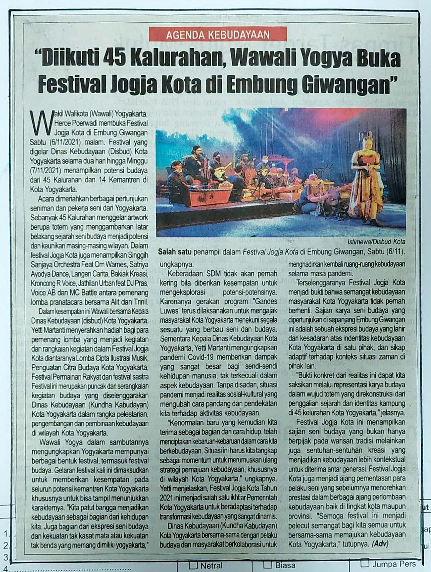 Kliping jogja terbaru