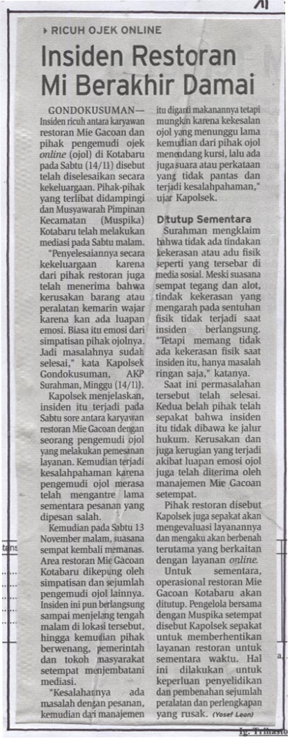 Kliping jogja terbaru
