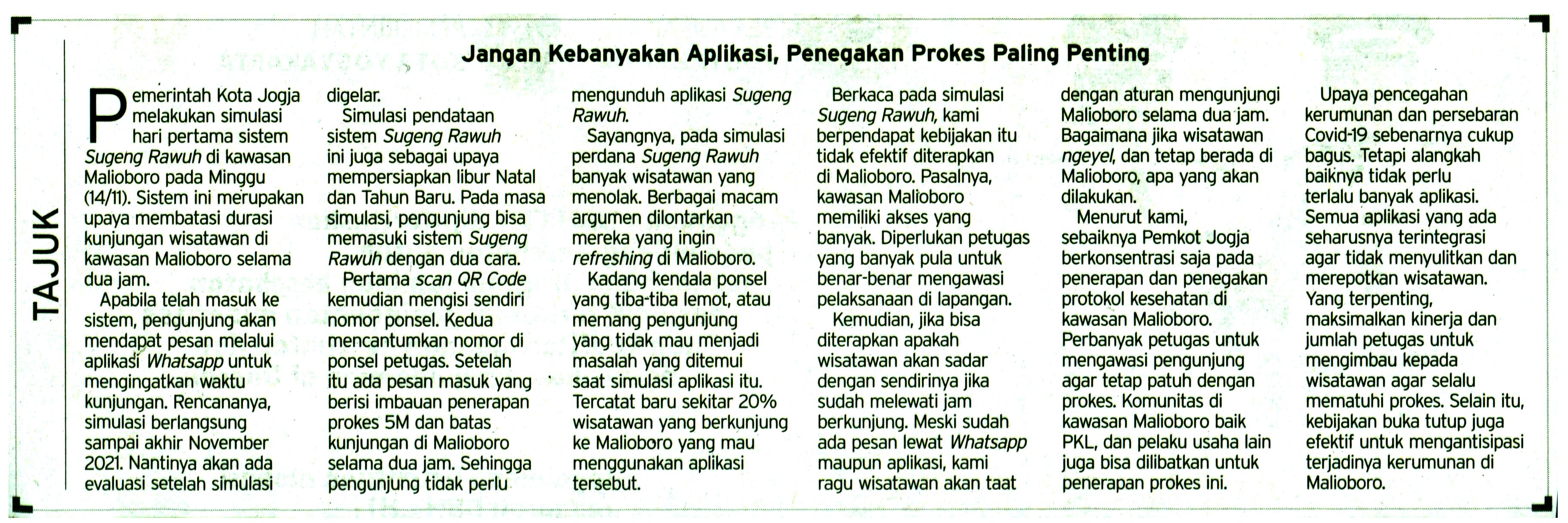 Kliping jogja terbaru