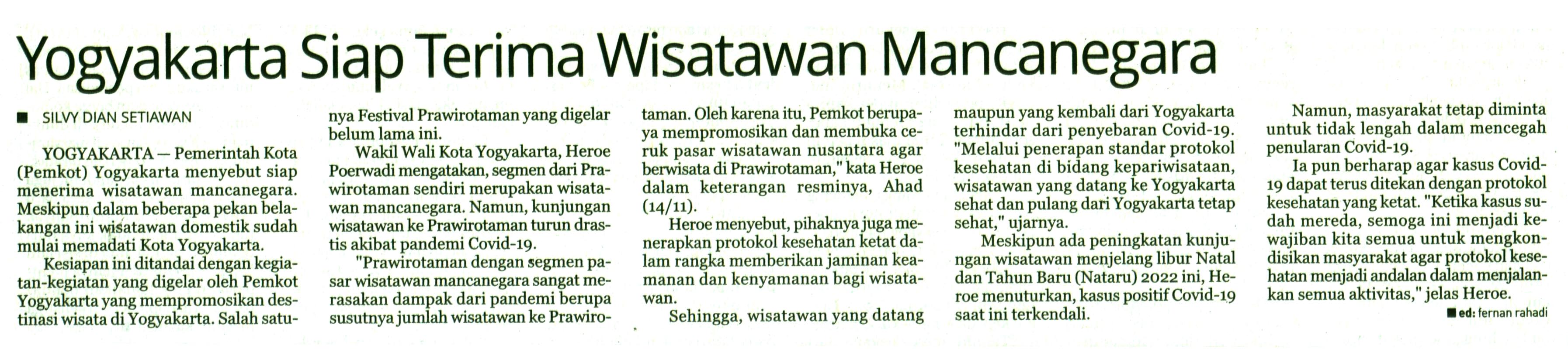 Kliping jogja terbaru