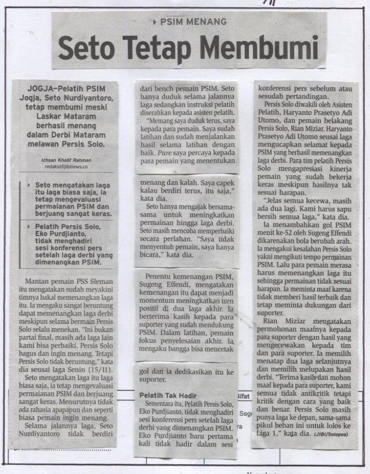 Kliping jogja terbaru
