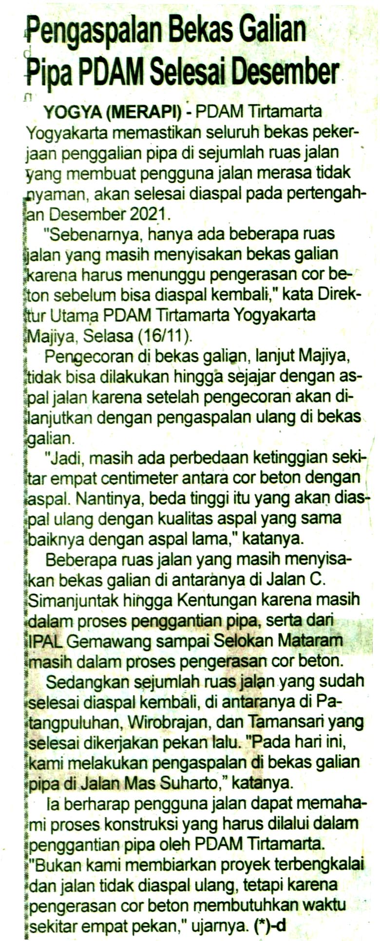Kliping jogja terbaru