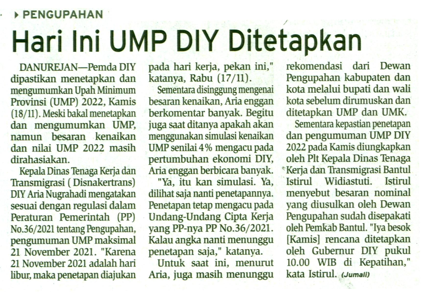 Kliping jogja terbaru