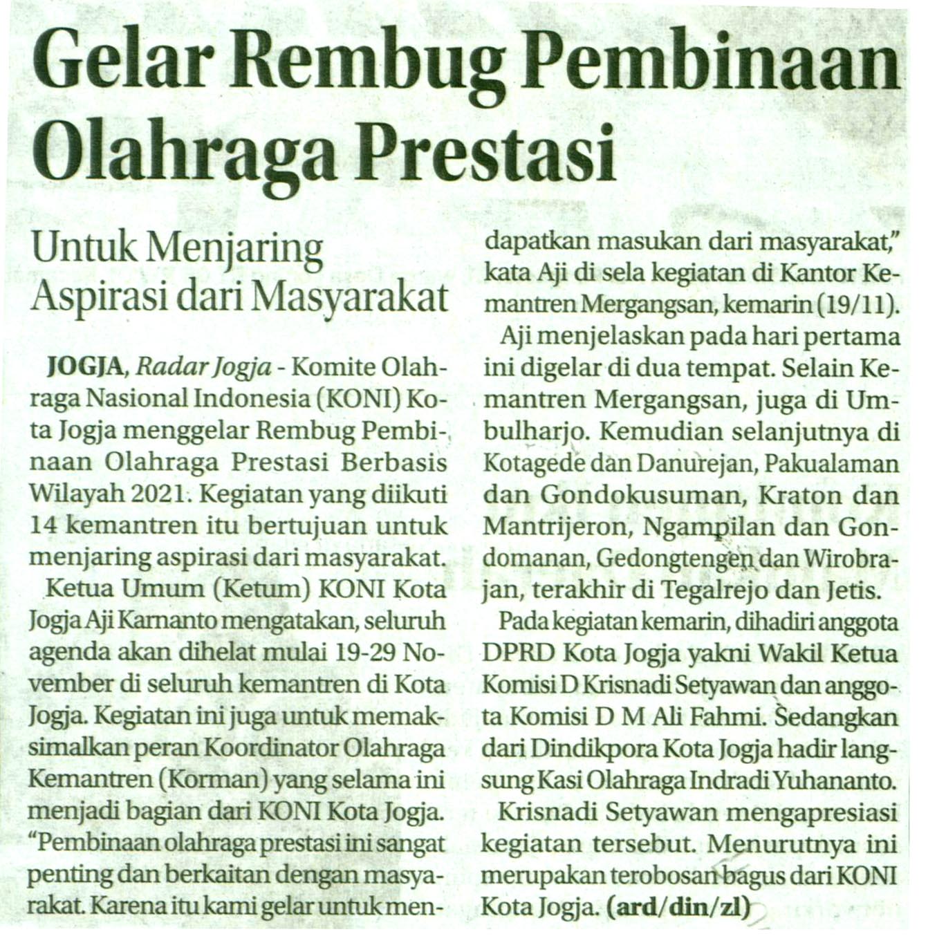Kliping jogja terbaru