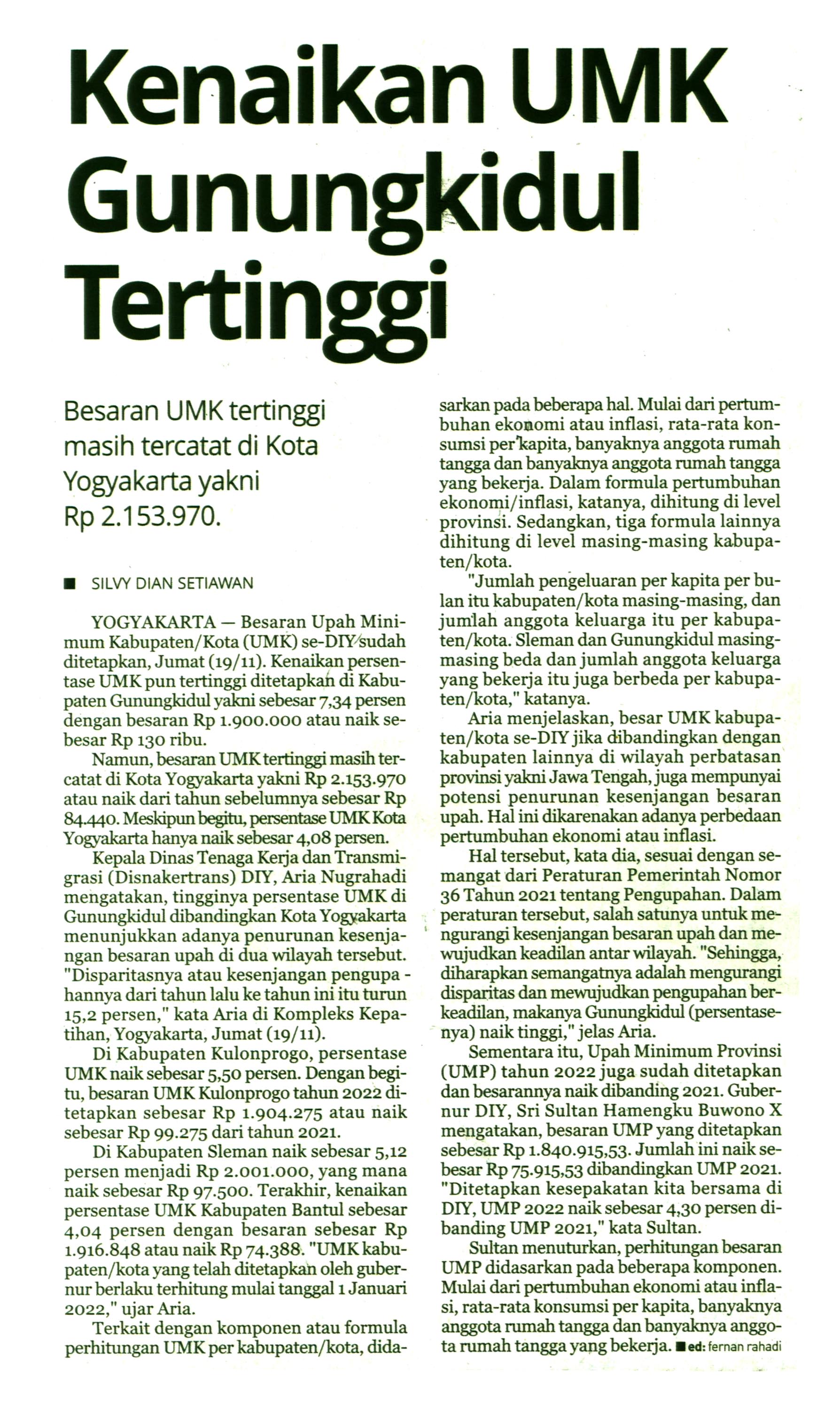Kliping jogja terbaru