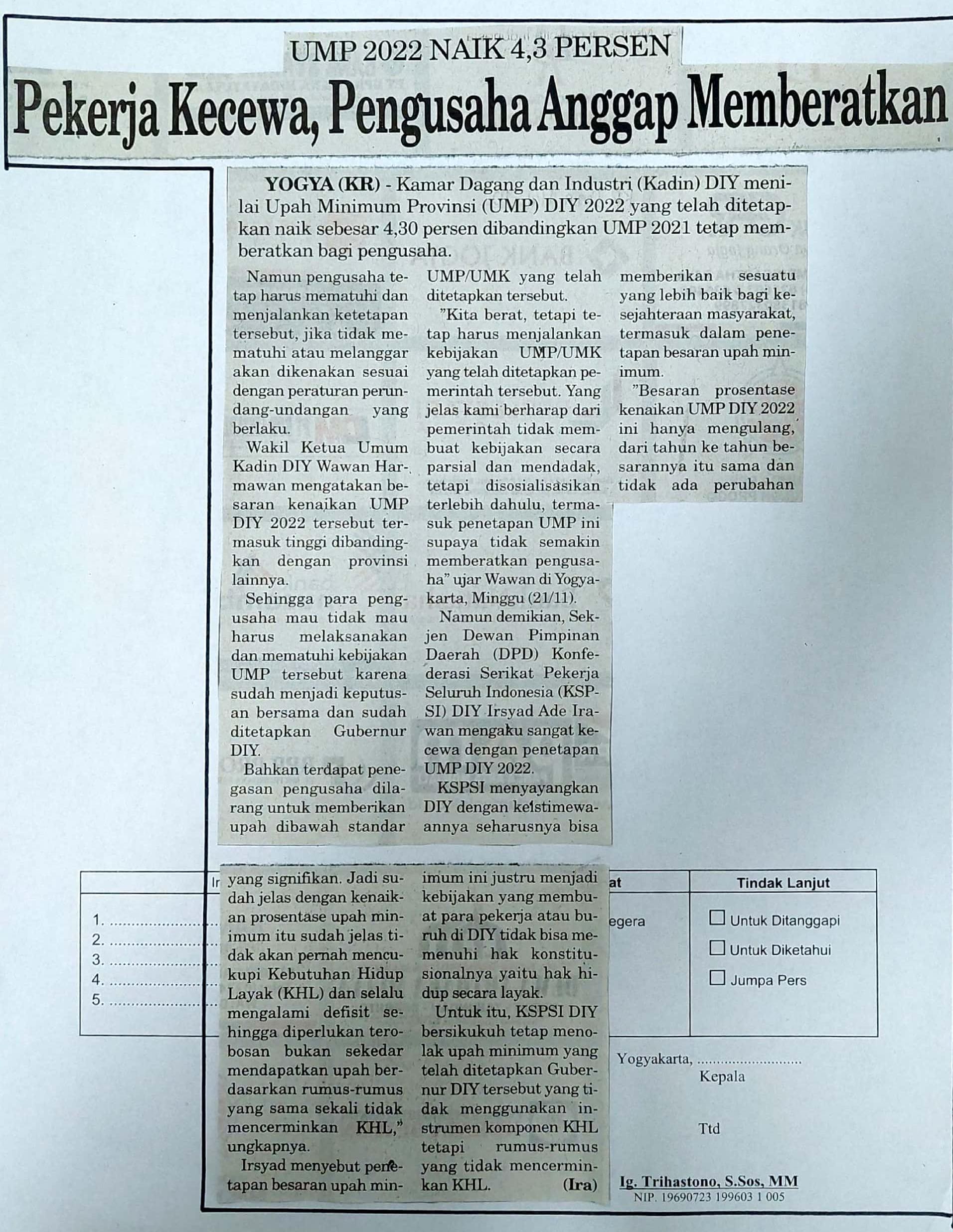 Kliping jogja terbaru