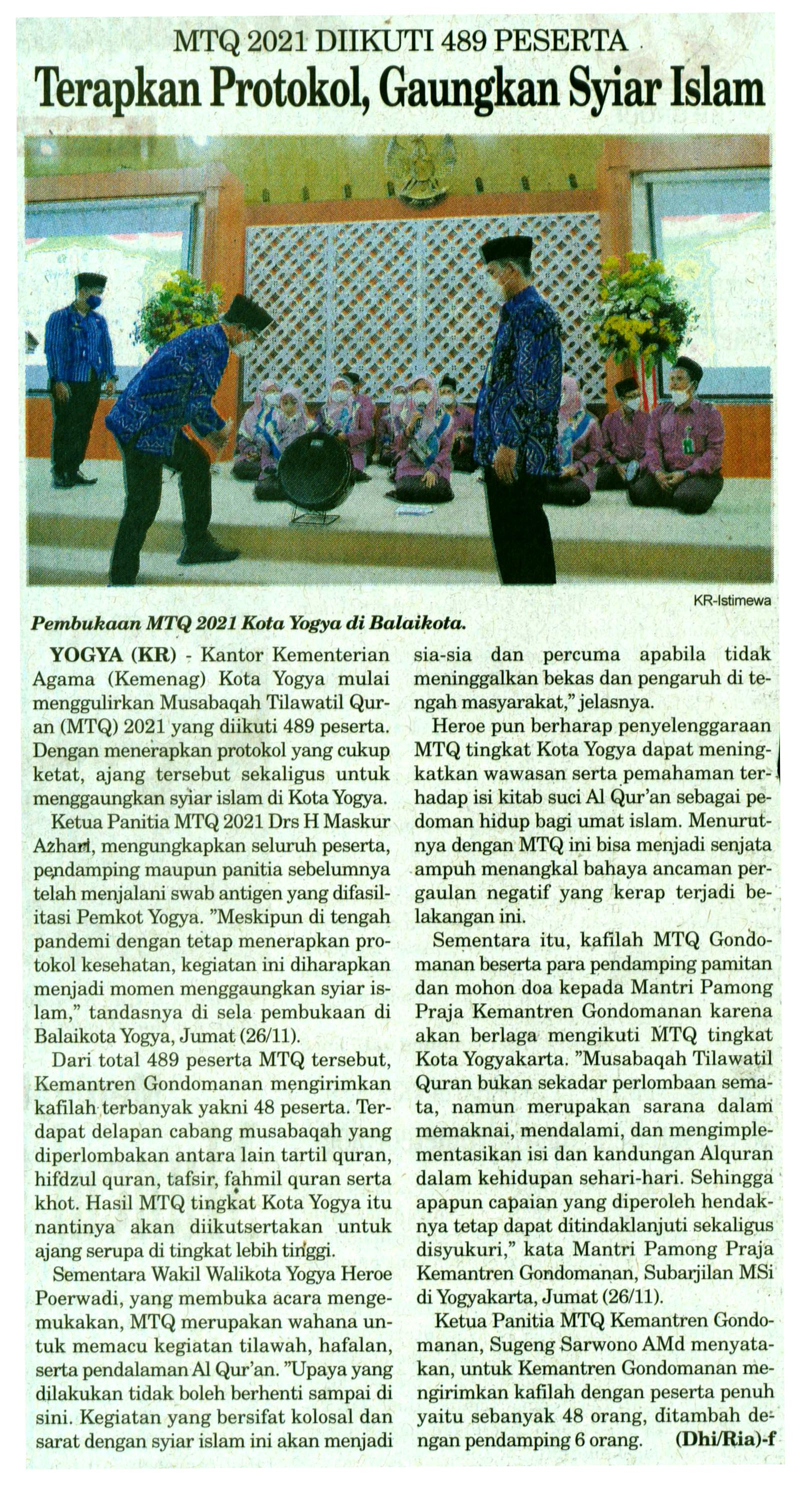 Kliping jogja terbaru