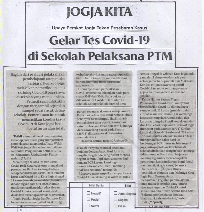 Kliping jogja terbaru