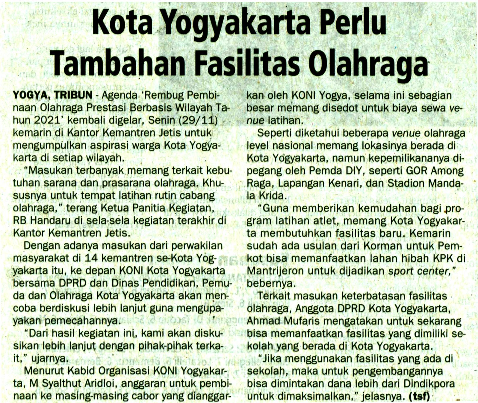 Kliping jogja terbaru