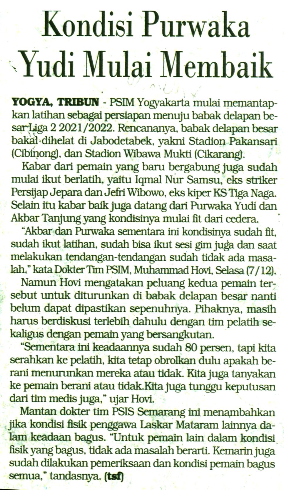 Kliping jogja terbaru