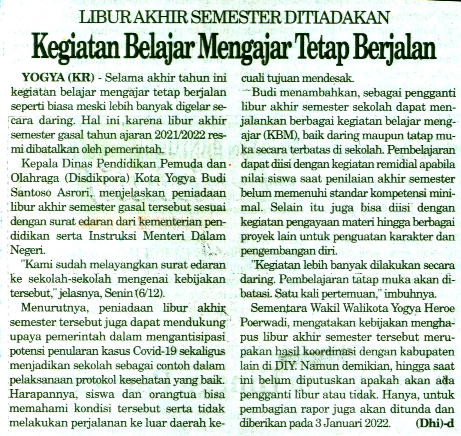 Kliping jogja terbaru